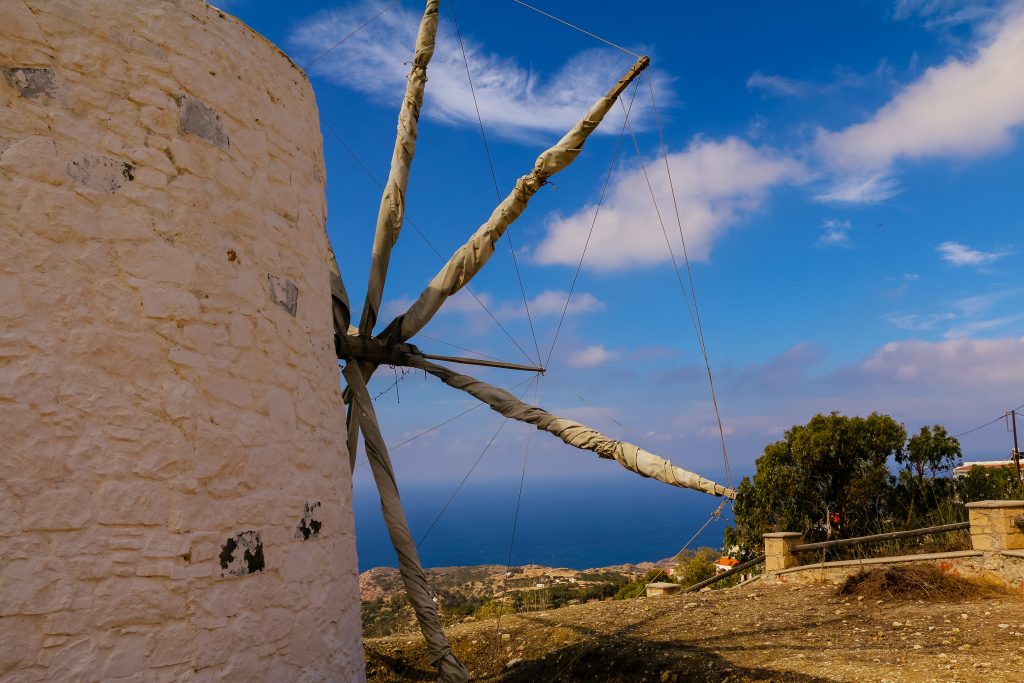 Windmill in Karpathos, Island